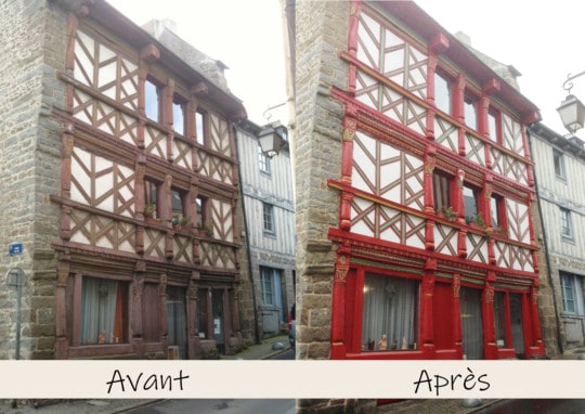 Avant après maison